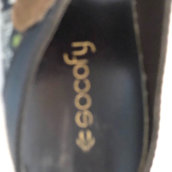 Socofy Hippie leather flower open back clogs size 38 Poshmark size 7-1/2-8 - Picture 7 of 10